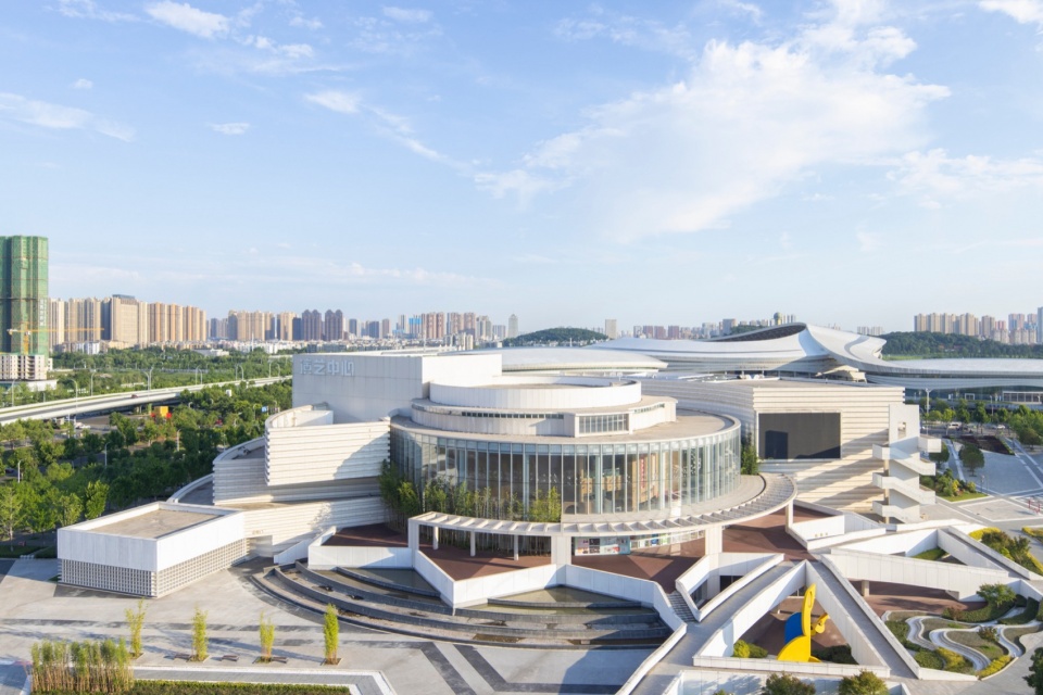 wuhan dongxihu cultural center by cadg daqiarchitects