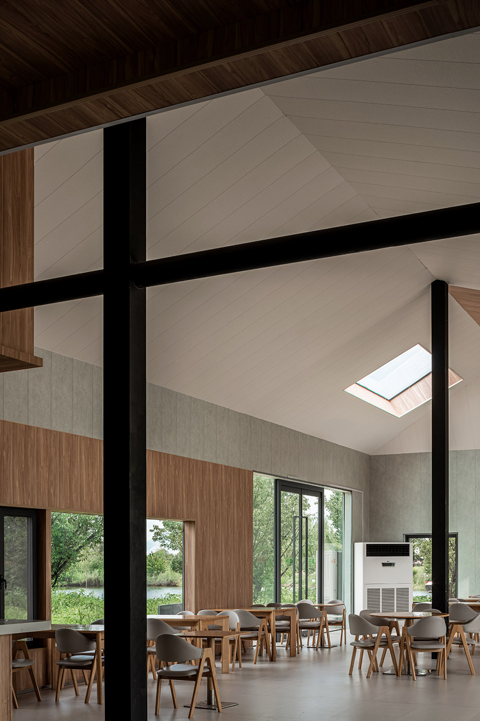 lakeside countryside homestay by menjue architects