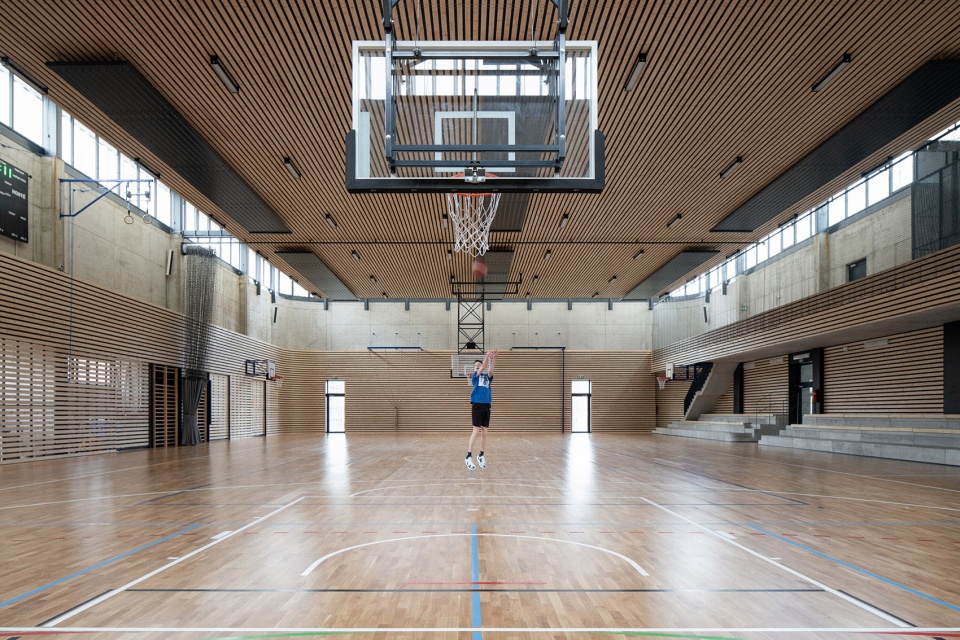 sports hall revnice by grido architekti