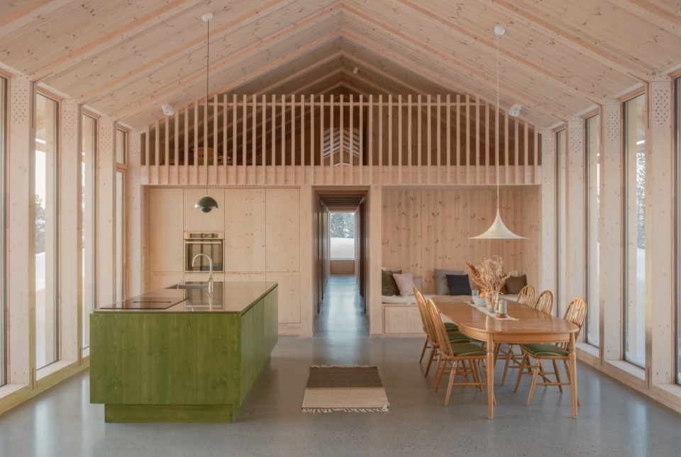 mountain cabin in hallandsfjell by quentin desfarges