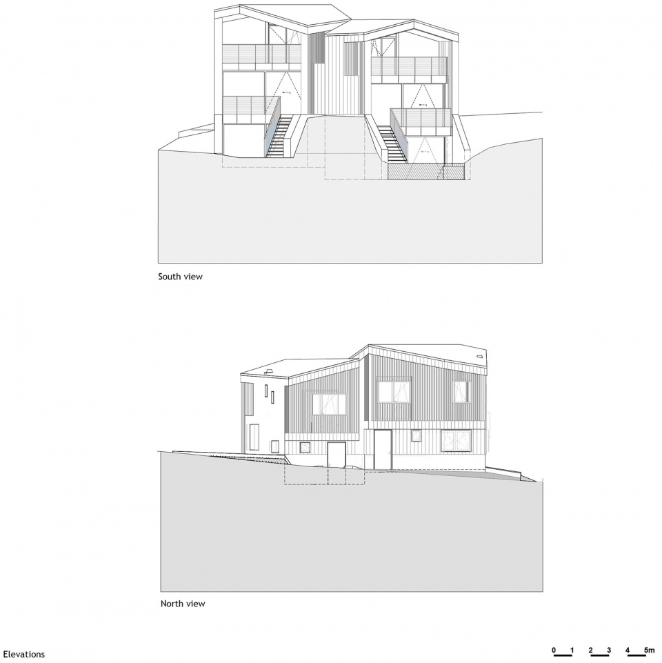 Elevations casa carezza by monovolume architecture design