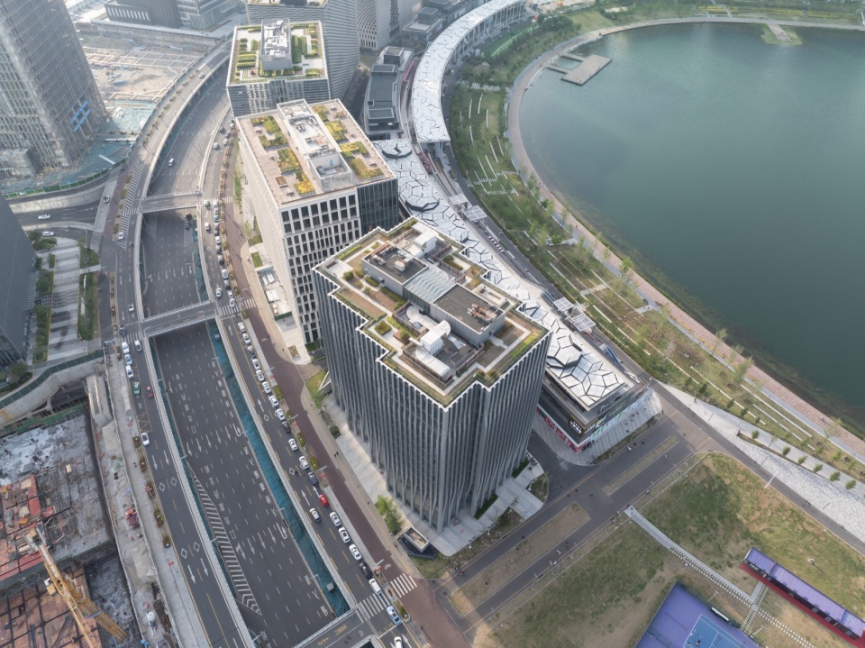 . 航拍之字大厦 Aerial view of Zigzag Tower ©田方方 zigzag tower
