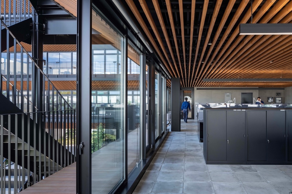 Juzen Chemical Corporation Head Office Building by KEY OPERATION INC ARCHITECTS