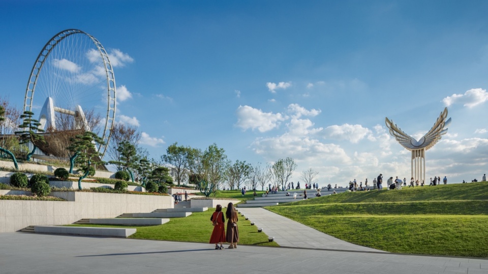 jinji lake landscape design by aecom
