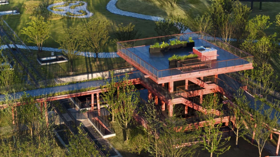 Hanggang Site Park Project China by Jiakun Architects