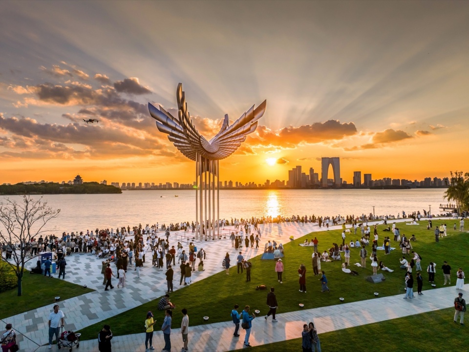 jinji lake landscape design by aecom