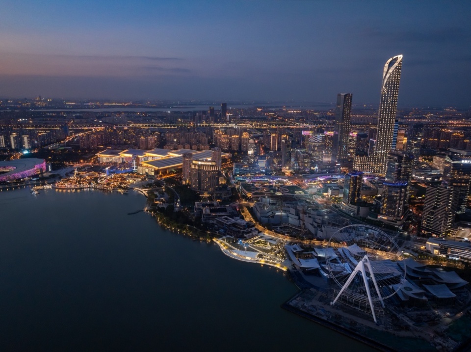 jinji lake landscape design by aecom