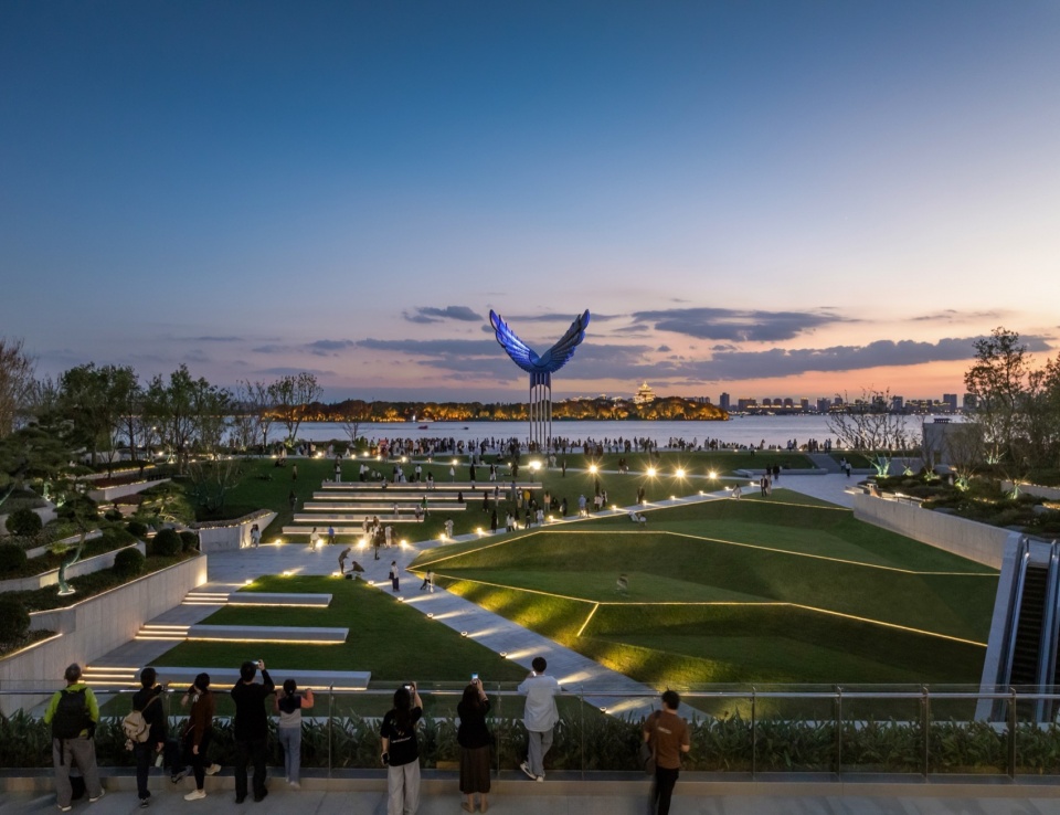 jinji lake landscape design by aecom
