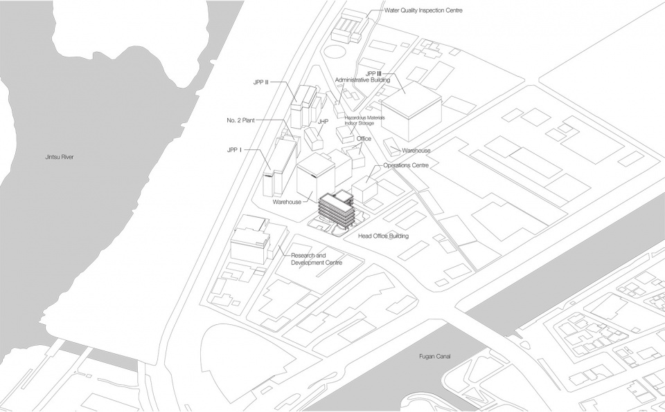 Juzen Chemical Corporation Head Office Building by KEY OPERATION INC ARCHITECTS