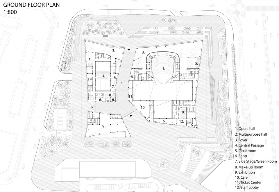 800 FLOOR PLAN 01 平面图