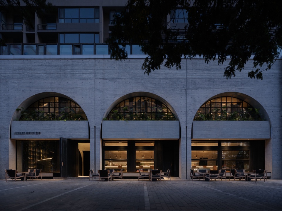 Facade and entrance taiyuan numquam revetor whisky bar