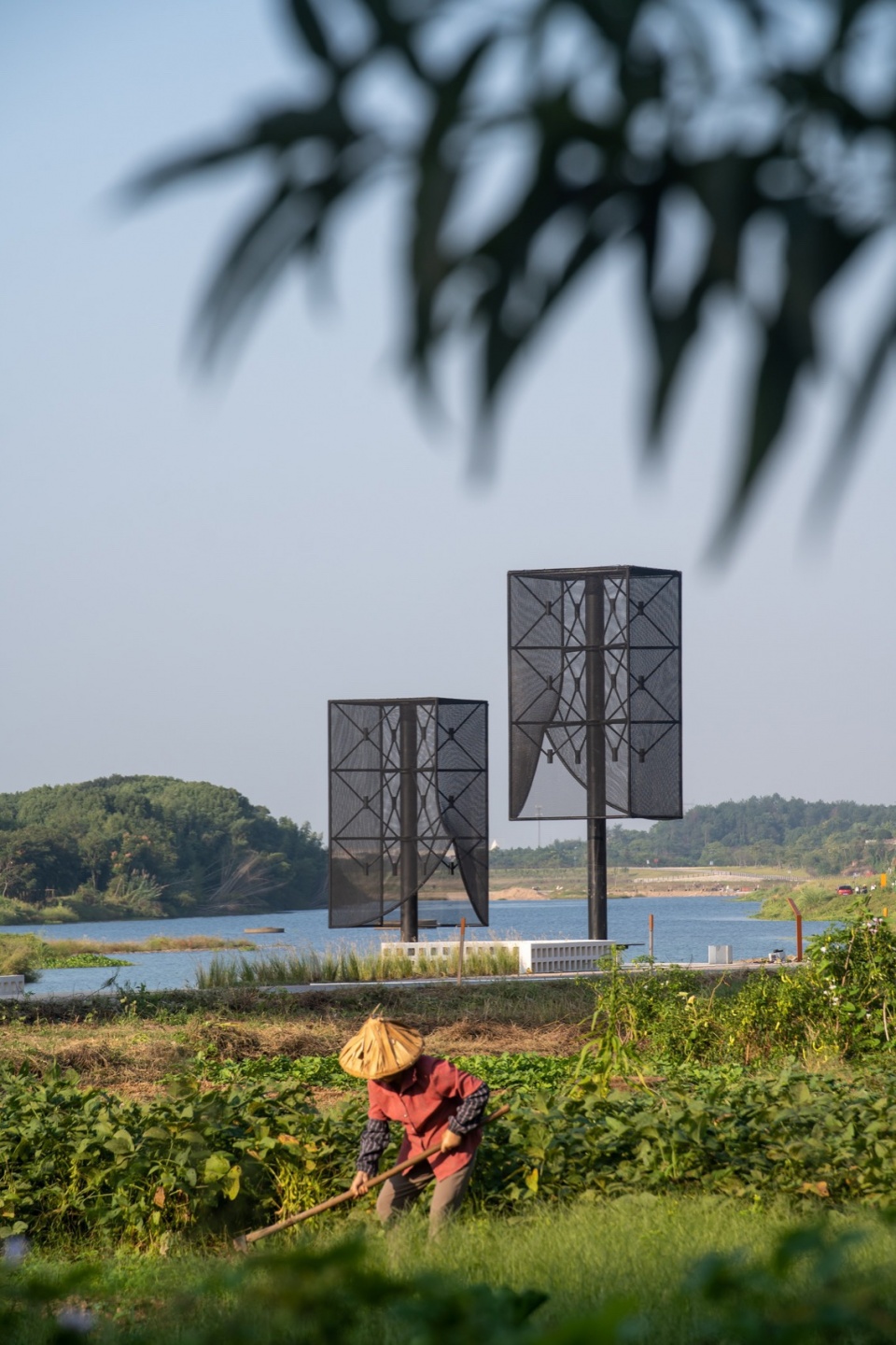 (Arch Nango) channel revetment in hushigua art eco site