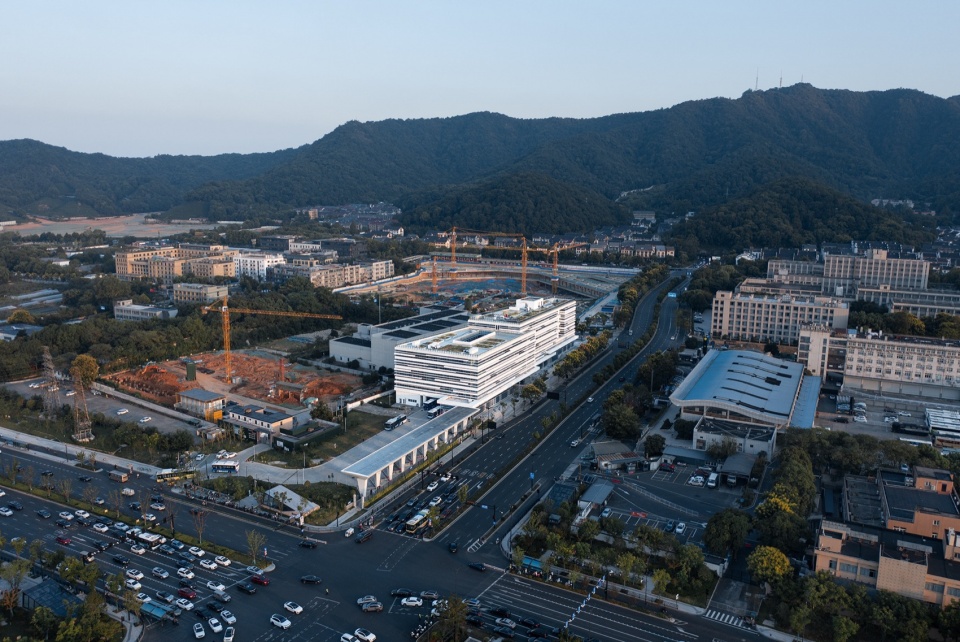 Birdview 鸟瞰图1©赵强 hangzhou west station bus hub