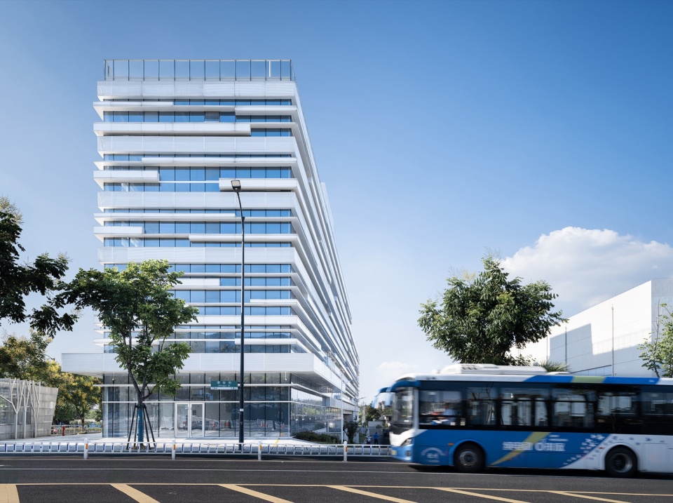 South Elevation 南立面2©赵强 hangzhou west station bus hub