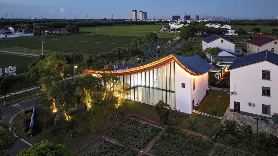 feijiabang village service center005 西南向鸟瞰 向刚