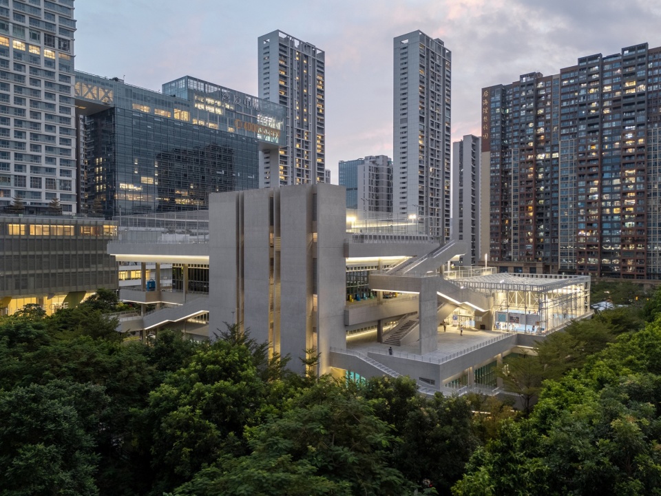 东北角半鸟瞰傍晚 @张超 shekou cultural and sports park