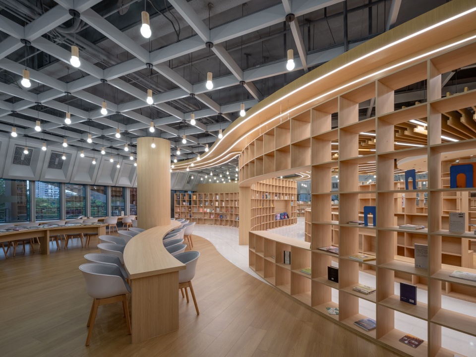二层图书空间 @张超 shekou cultural and sports park