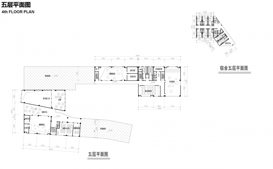 五层平面图 shenzhen longhua district qingquan foreign language junior school