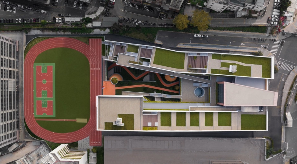 俯瞰校园 shenzhen longhua district qingquan foreign language junior school