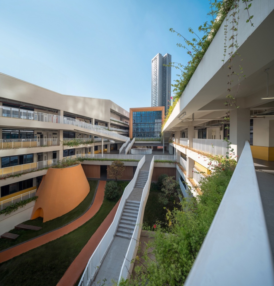 俯瞰花园 shenzhen longhua district qingquan foreign language junior school