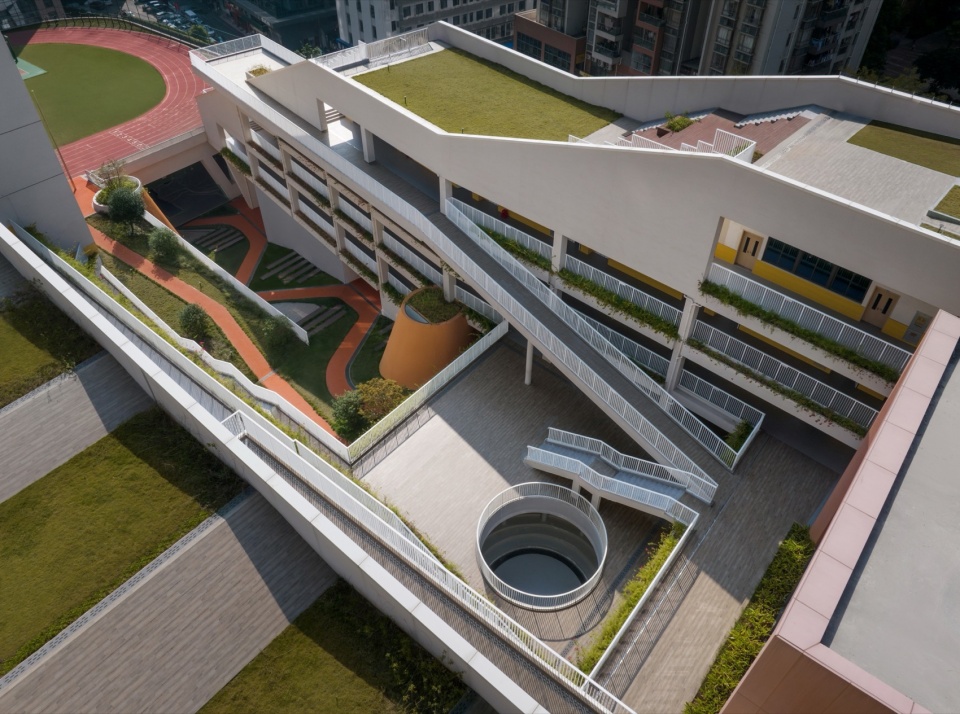 俯瞰谷地花园 shenzhen longhua district qingquan foreign language junior school