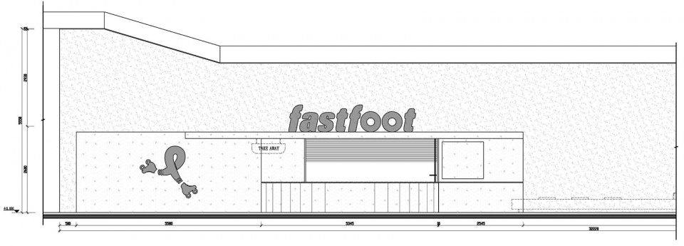 立面图2fastfoot coffee company yue city mall