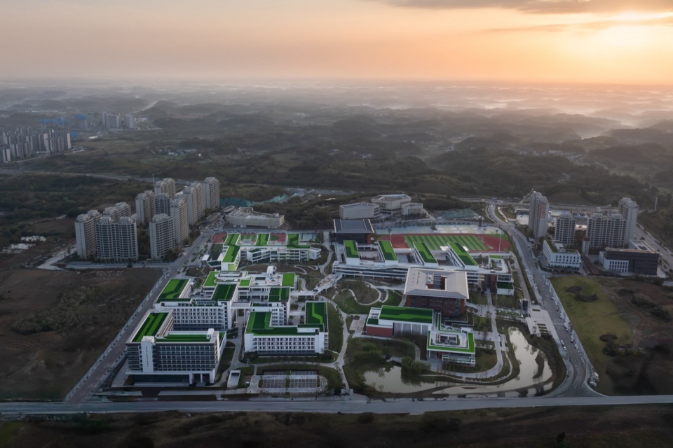 chengdu eastern new area cultural and creative industrial park chendu no 7 eastern school by sichuan provincial architectural design and...