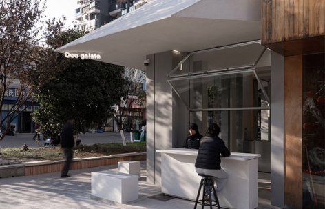 Ooo冰淇淋店，景德镇 / 物质组