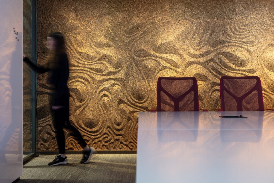 zaha hadid architects x gencork at maison et objet