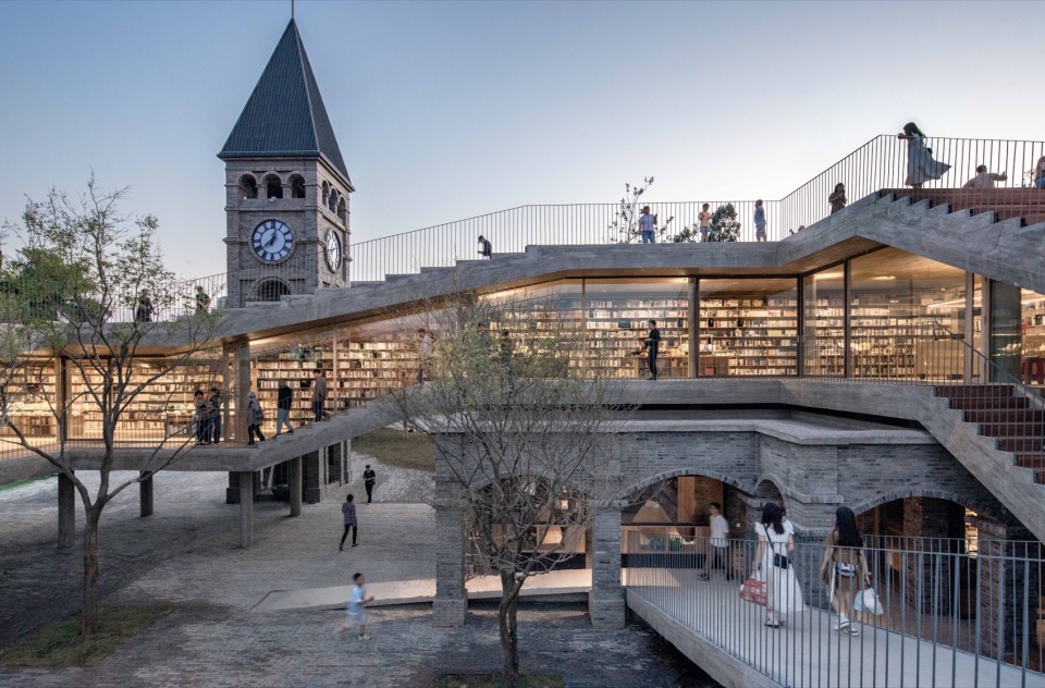 Mengzi NSAU Bookstore of Librairie Avant Garde by ZAO standardarchitecture