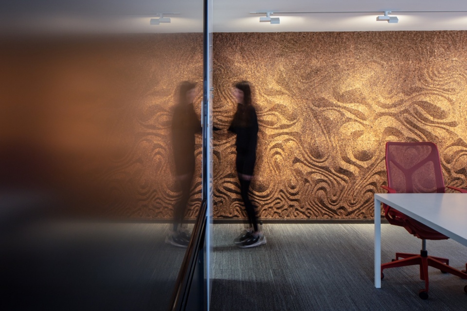 zaha hadid architects x gencork at maison et objet