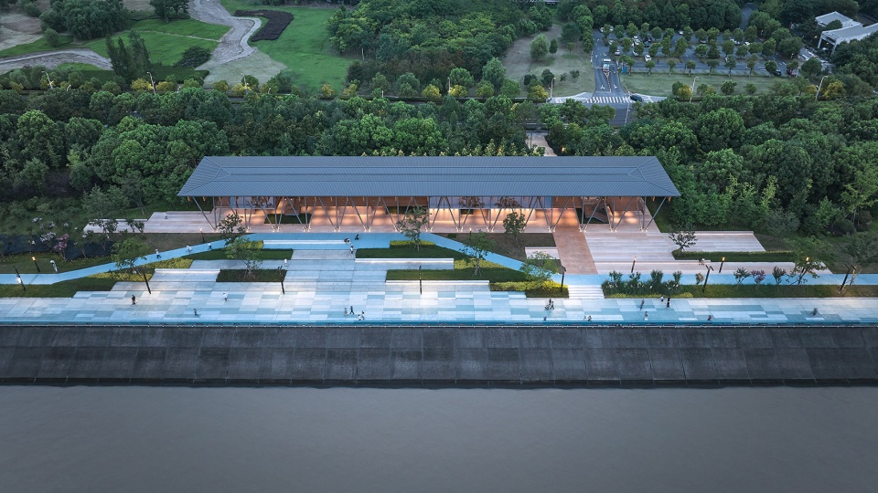 Hangzhou Riverfront Public Space the Changting Station by Original Design Studio TJAD