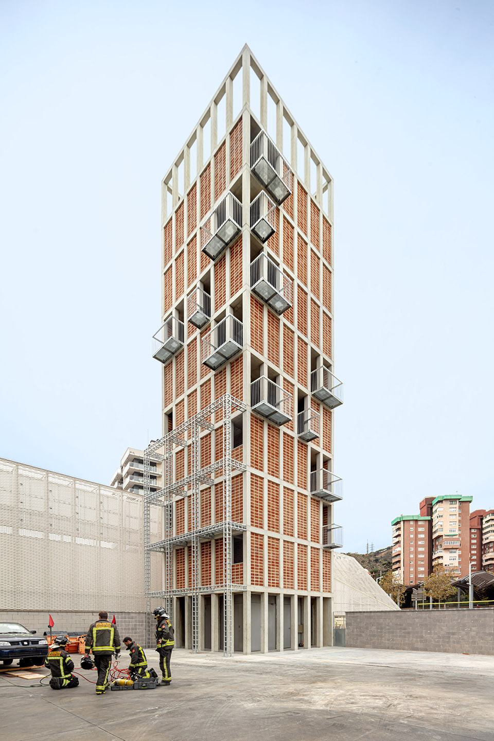 firemen tower in vall dhebron by carles enrich studio