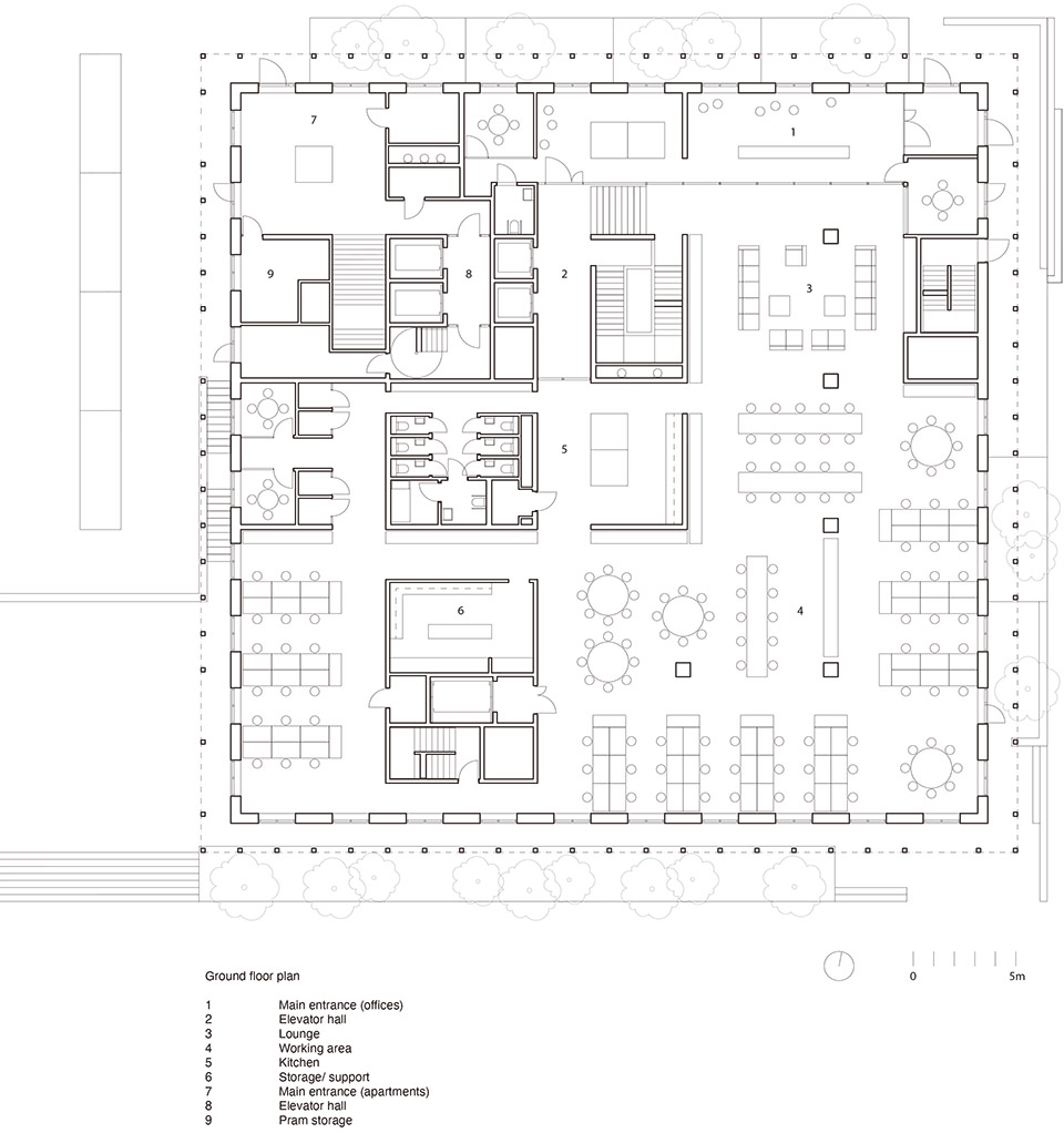 stockholmshem hq skarholmen by soderberg soderberg