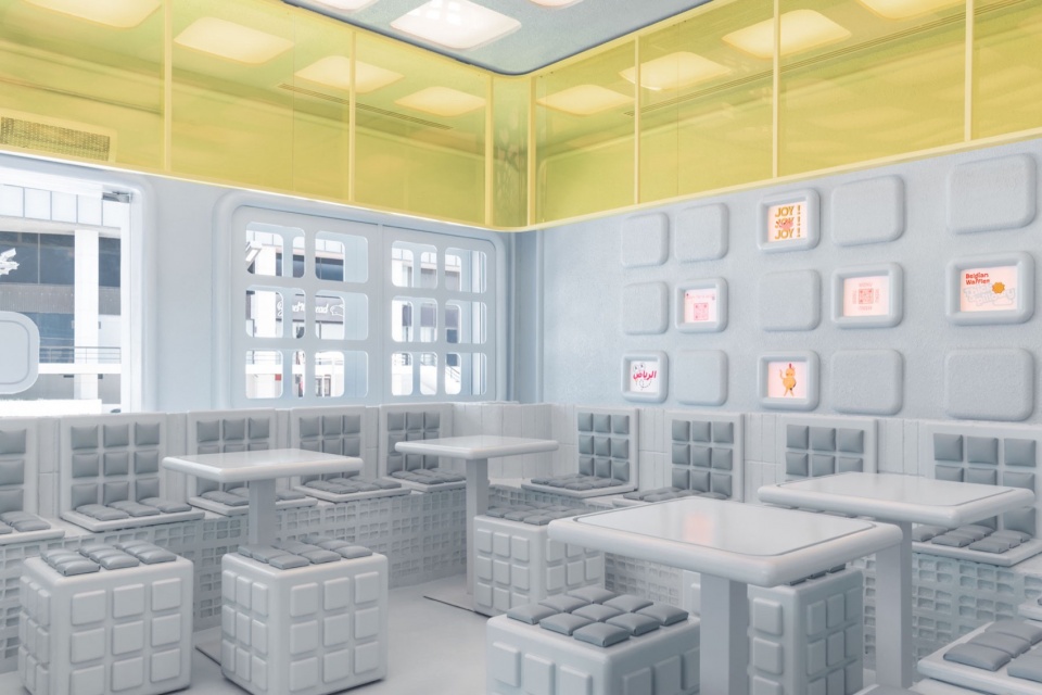 Novu Waffle Riyadh by Masquespacio