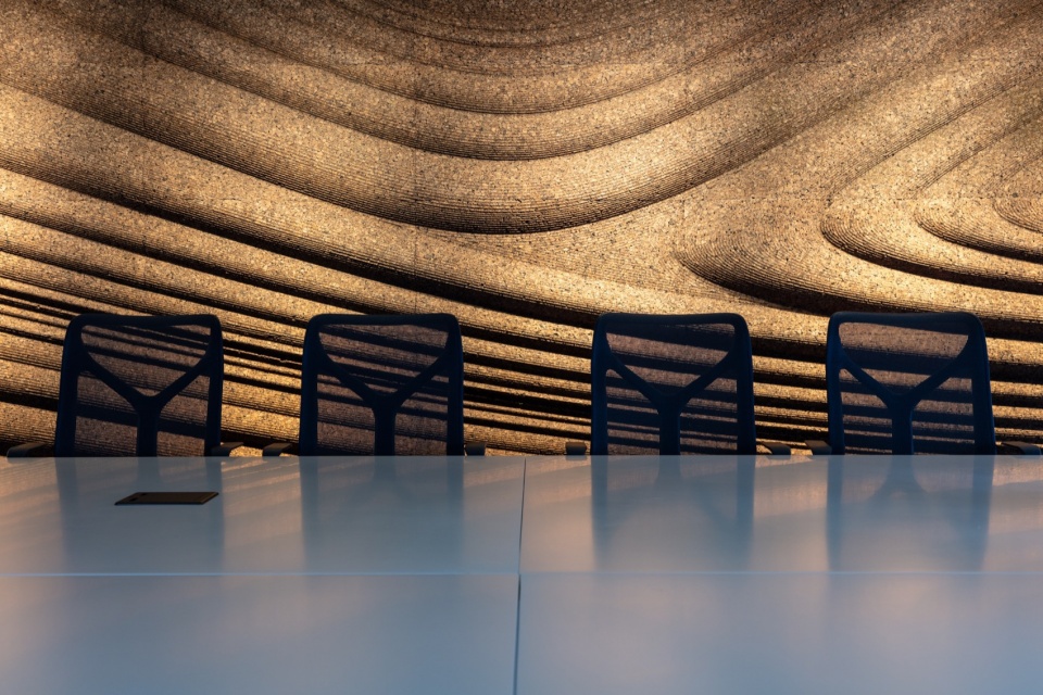 zaha hadid architects x gencork at maison et objet