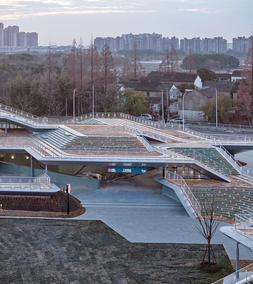 Meandering In Forest South Sanlin Station of Shanghai Airport Link by Original Design Studio TJAD