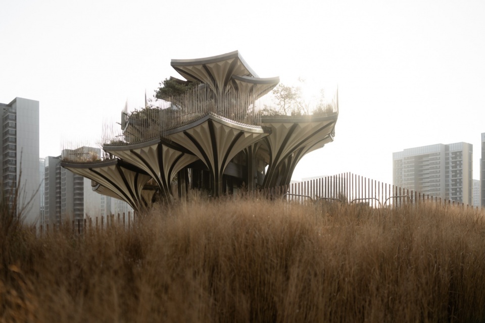 Xi an tree of the Mix city Xi an CR LAND by WTD GROUP