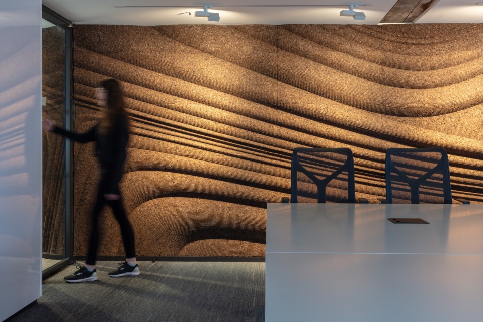 zaha hadid architects x gencork at maison et objet