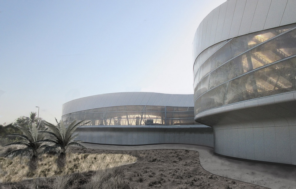 tri climatic biosphere abu dhabi uae by leeser architecture