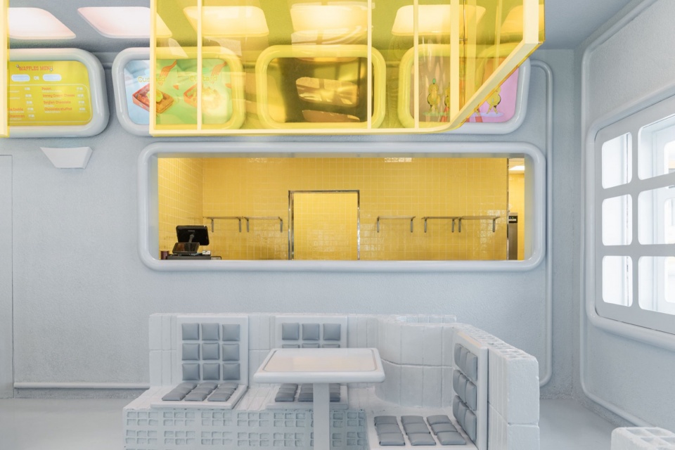 Novu Waffle Riyadh by Masquespacio