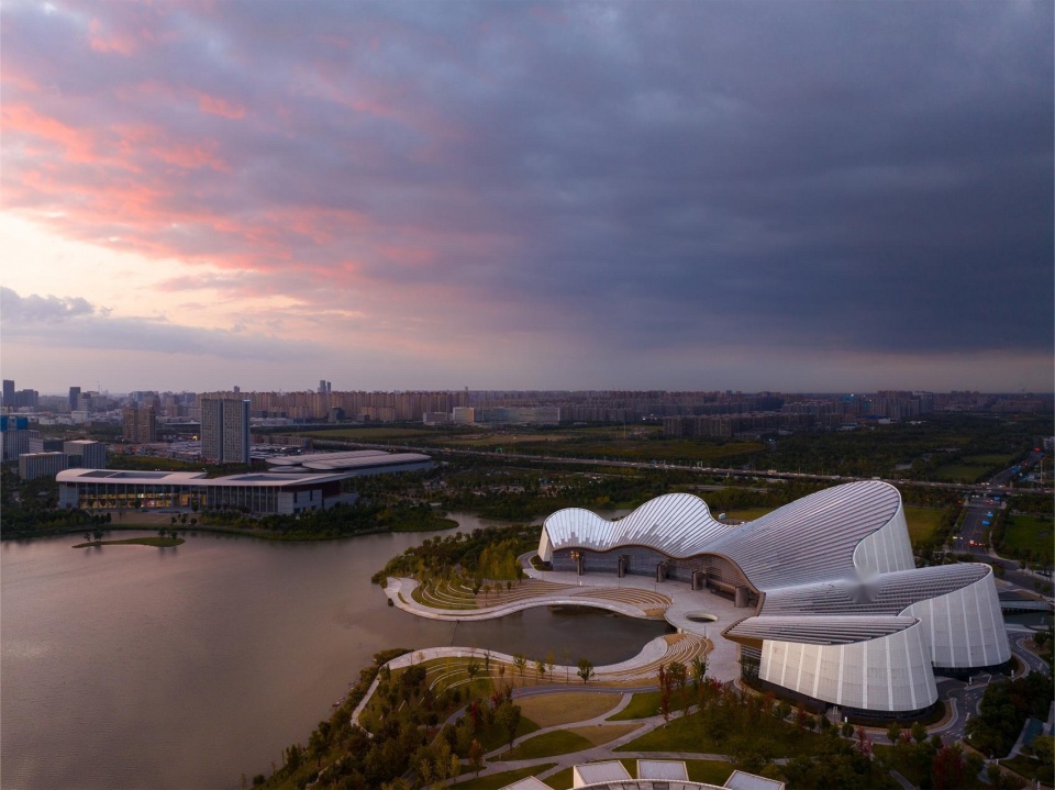 nantong grand theatre by biad paul andreu plus project