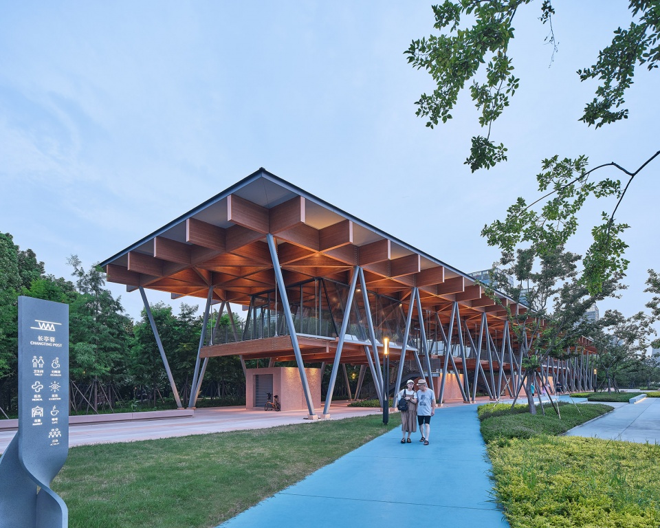 Hangzhou Riverfront Public Space the Changting Station by Original Design Studio TJAD