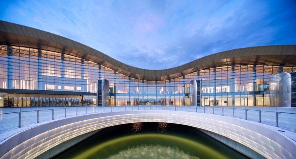 nantong grand theatre by biad paul andreu plus project