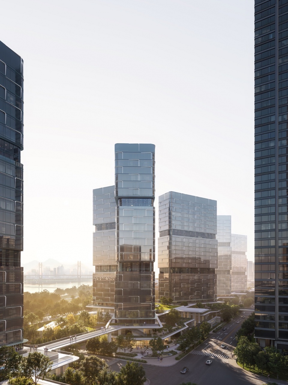 wuhan great river center international competition lines dual perspectives on urban coordinates part 2