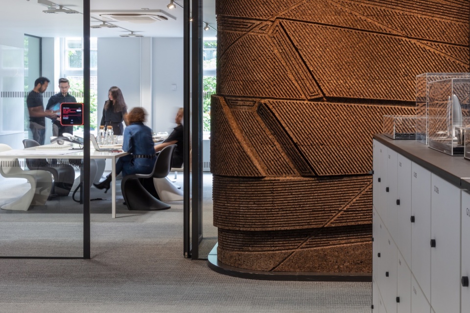 zaha hadid architects x gencork at maison et objet