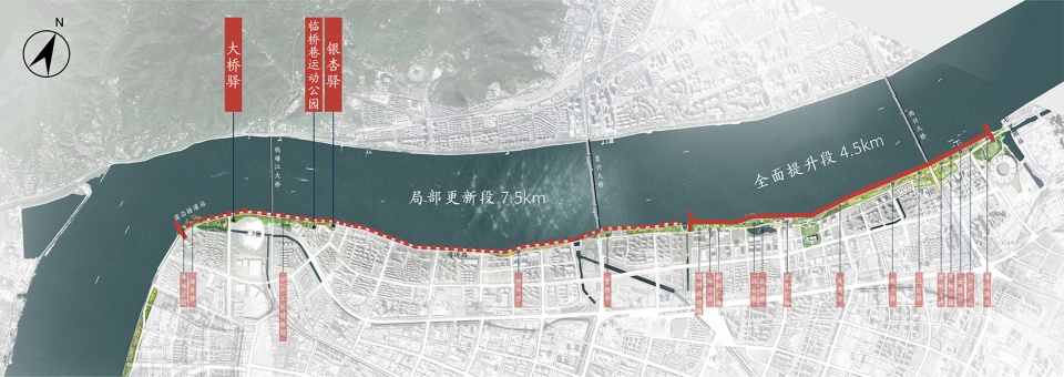 总图 the yinxing station the daqiao station 1
