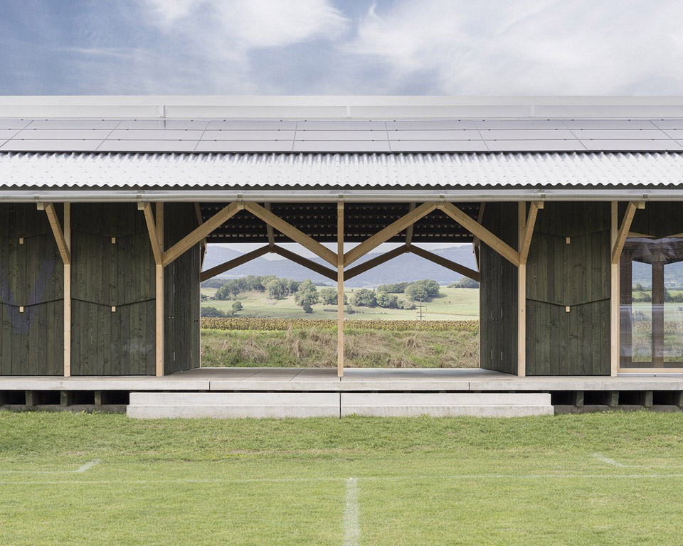daillens sports facility by local architecture