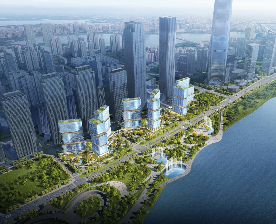 wuhan great river center international competition lines dual perspectives on urban coordinates part 2