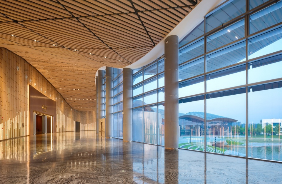 nantong grand theatre by biad paul andreu plus project